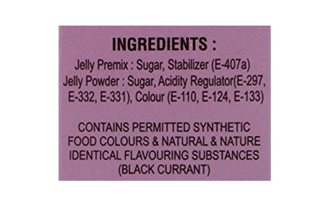 Five Star Jelly Crystals, Black Currant Flavour   Box  90 grams